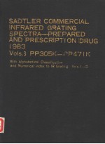 SADTLER COMMERCIAL INFRARED GRATING SPECTRA-PREPARED AND PRESCRIPTION DRUGS VOLUME 3