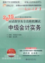 2015年注册会计师考试应度指导及全真模拟测试 中级会计实务