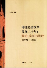 印度经济改革发展二十年 理论、实证与比较 1991-2010