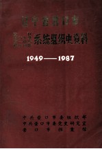 辽宁省营口市政权  地方军事  统一战线  群众团体系统组织史资料  1949-1987