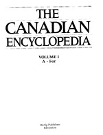 THE CANADIAN ENCYCLOPEDIA VOLUME Ⅰ A-FOR