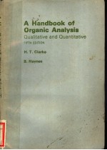 A HANDBOOK OF ORGANIC ANALYSIS