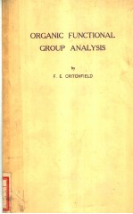 ORGANIC FUNCTIONAL GROUP ANALYSIS