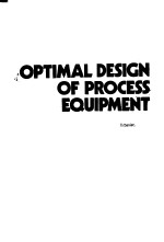 OPTIMAL DESIGN OF PROCESS EQUIPMENT