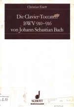 Die Clavier-Toccaten BWV 910-916 von Johann Sebastian Bach