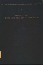 ELEMENTS OF PURE AND APPLIED MATHEMATICS