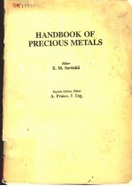 HANDBOOK OF PRECIOUS METALS