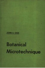 BOTANICAL MICROTECHNIQUE