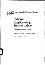 68/69 Advances in Polymer Science Cationic Ring-Opening Polymerization 2.Synthetic Applications