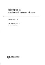 PRINCIPLES OF CONDENSED MATTER PHYSICS