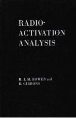 RADIOACTIVATION ANALYSIS