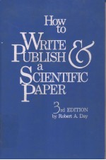 How to Write Publish and a scientific-paper