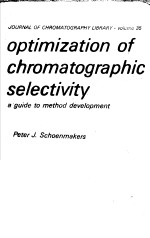 optimization of chromatographic selectivity a guide to method development