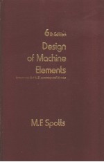 DESIGN OF MOCHINE ELEMENTS 6TH EDITION