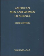 AMERICAN MEN AND WOMEN OF SCIENCE 13 TH EDITION VOLUME 6 ST-Z