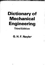 Dictionary of Mechanical Engineering Third edition