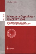 Advances in Cryptology-ASIACRYPT 2001