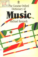 THE CONCISE OXFORD DICTIONARY OF MUSIC THIRD EDITION