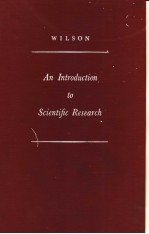 AN INTRODUCTION TO SCIENTIFIC RESEARCH