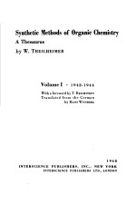 SYNTHETIC METHODS OF ORGANIC CHEMISTRY A THESAURUS VOLUNEⅠ