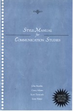 Style Manual for Communication Studies