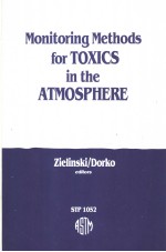 Monitoring Methods for Toxics in the Atmosphere