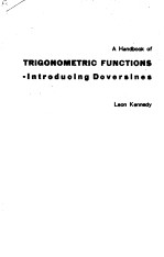 A HANDBOOK OF TRIGONOMETRIC FUNCTIONS-INTRODUCING DOVERSINES