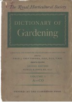 DICTIONARY OF GARDENING