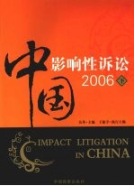 中国影响性诉讼2006 下