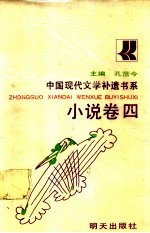 中国现代文学补遗书系 小说卷4