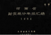 河南省财贸统计年报汇编 1982年