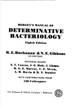 BERGEY'S MANUAL OF DETERMINATIVE BACTERIOLOGY (EIGHTH EDITION)