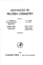 ADVANCES IN PROTEIN CHEMISTRY VOLUME 16