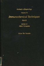 METHODS IN ENZYMOLOGY VOLUME 73 IMMUNOCHEMICAL TECHNIQUES PART B