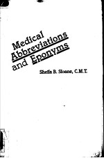 MEDICAL ABBREVIATIONS AND EPONYMS