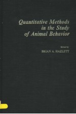 QUANTITATIVE METHODS IN THE STUDY OF ANIMAL BEHAVIOR