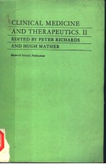 CLINICAL MEDICINE AND THERAPEUTICS Ⅱ