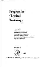 PROGRESS IN CHEMICAL TOXICOLOGY VOLUME 1