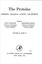 THE PROTEINS CHEMISTRY，BIOLOGICAL ACTIVITY，AND METHODS VOLUME Ⅱ PART B