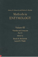 METHODS IN ENZYMOLOGY VOLUME 62 VITAMINS AND COENZYMES PART D