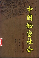 中国秘密社会  第6卷  民国帮会