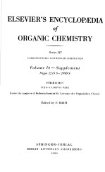 ELSEVIER’S ENCYCLOPEDIA OF ORGANIC CHEMISTRY·SERIES Ⅲ CARBOISOCYCLIC CONDENSED COMPOUNDS VOL.14-补编5