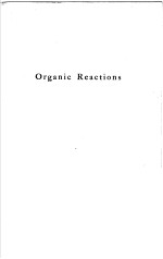 ORGANIC REACTIONS VOLUME Ⅲ