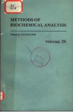 METHODS OF BIOCHEMICAL ANALYSIS VOLUME 26