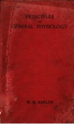 PRINCIPLES OF GENERAL PHYSIOLOGY