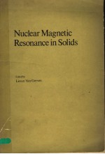 NUCLEAR MAGNETIC RESONANCE IN SOLIDS