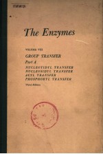 THE ENZYMES VOLUME VIII GROUP TRANSFER PART 4 THIRD EDITION