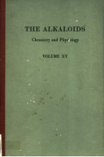 THE ALKALOIDS CHEMISTRY AND PHYSIOLOGY VOL.15