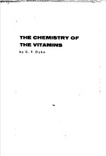 THE CHEMISTRY OF THE VITAMINS