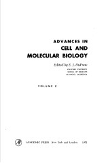 ADVANCES IN CELL AND MOLECULAR BIOLOGY VOLUME 2